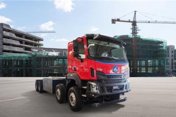 9米长货箱创富利器 乘龙H5 8X4纯电自卸车助您每趟多拉一吨