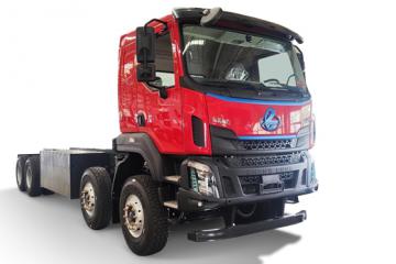 长续航强动力双核驱动 资源运输优选乘龙H5 8x4纯电自卸车