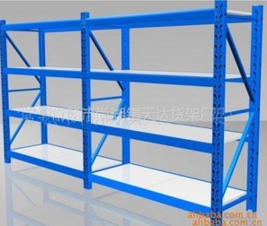 供应天达直销,横梁式中型仓储货架,75MM自由调节,蝴蝶孔货架