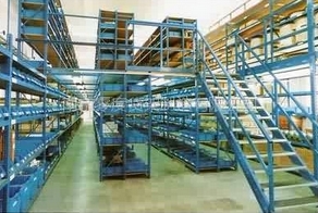 供应钢平台式阁楼货架