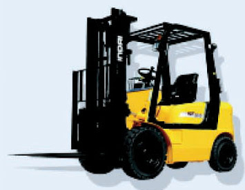 北京现代内燃平衡重叉车