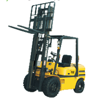 北京现代1吨平衡重式机械叉车