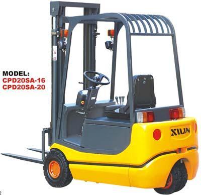 三支点蓄电池平衡重式叉车