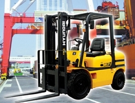 北京现代内燃平衡重叉车