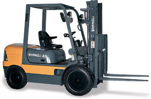 上力重工4.5吨内燃平衡重式叉车