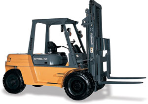 上力重工7吨柴油平衡重叉车