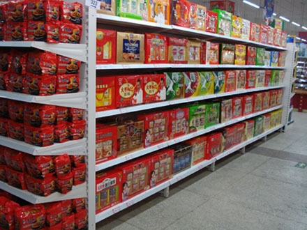 铝合金货架 展示货架 食品货架