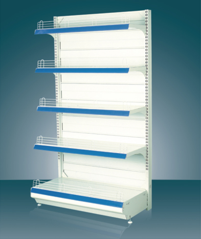 单面背板超市货架