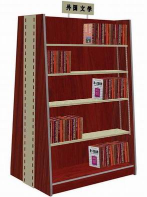双面纲木书架