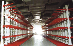 悬臂式货架结构示意图