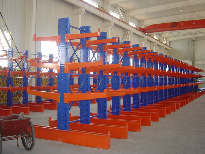 钢铁悬臂式货架 天津重型仓储货架 木材五金钢管管材仓库货架