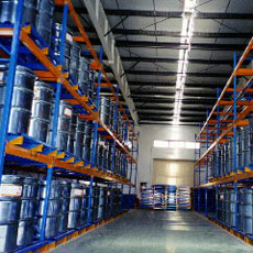 带层板横梁式货架