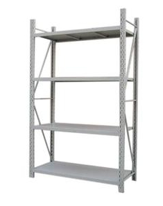 白色八字孔货架