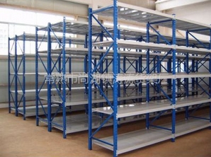 供应次重型货架 55*47立柱货架 稳定型中型货架