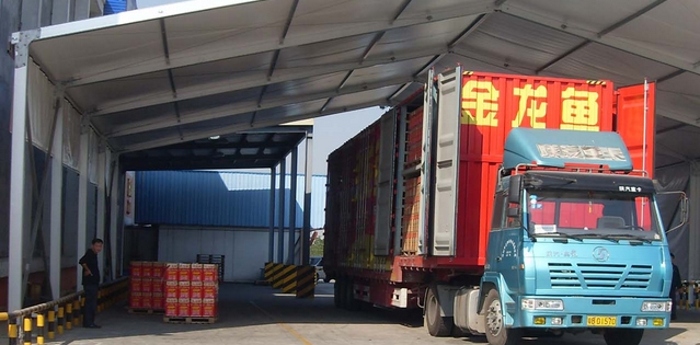 卸货平台工业篷房