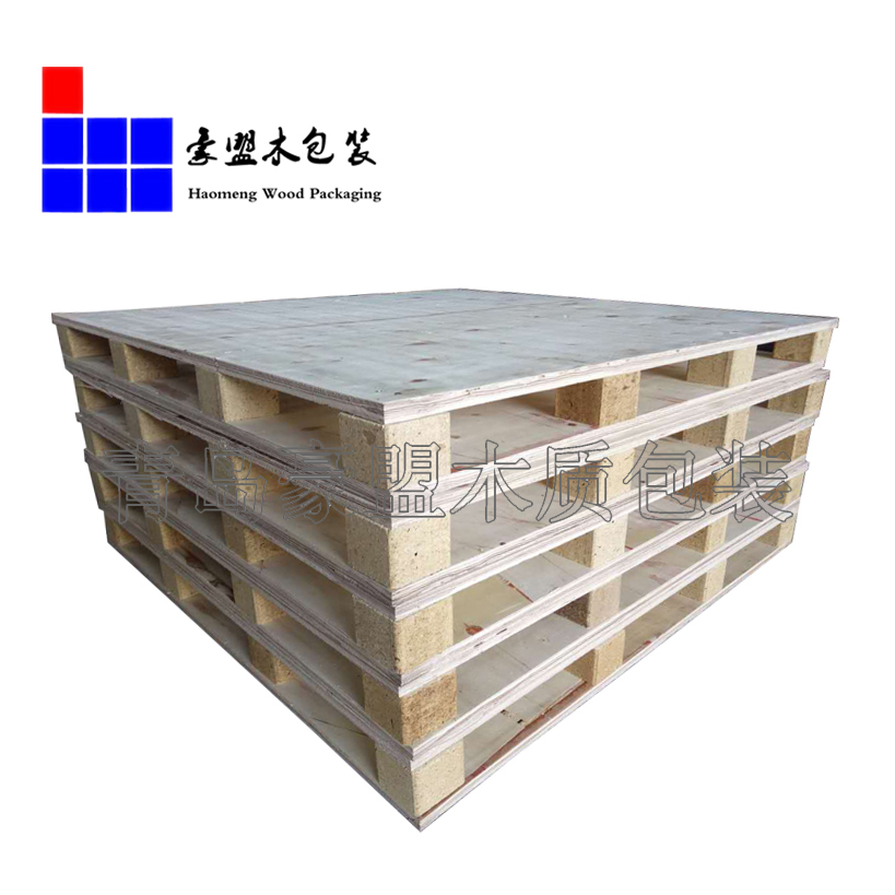 青岛木制品厂家直供批发出口免熏蒸多层板托盘