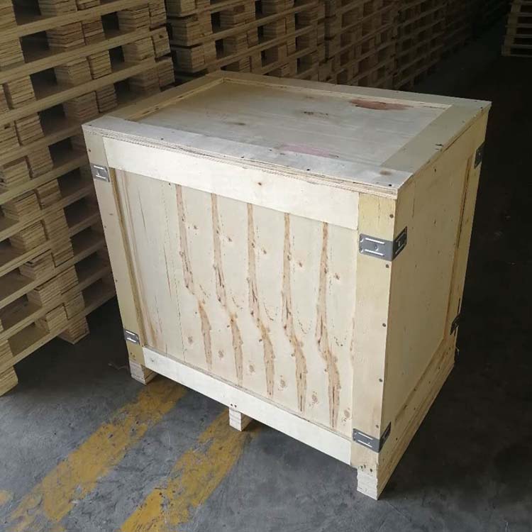 黄岛木托盘厂家直销送货上门 定制免熏蒸木箱