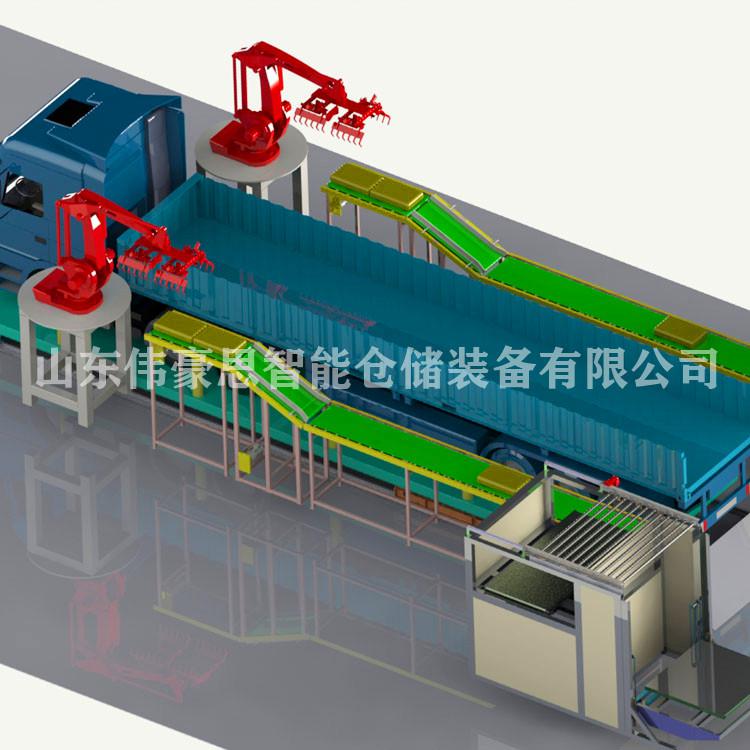 肥料自动装车设备供应商 全自动装车机械手非标定制